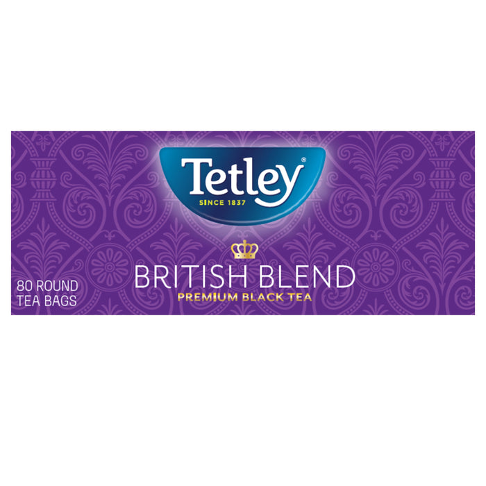 Tetley British Blend Premium Black Tea 80 Count