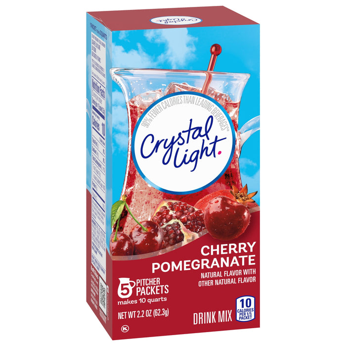 Crystal Light, Mix Pomegranate Pitcher Packs, 320 Fl Oz