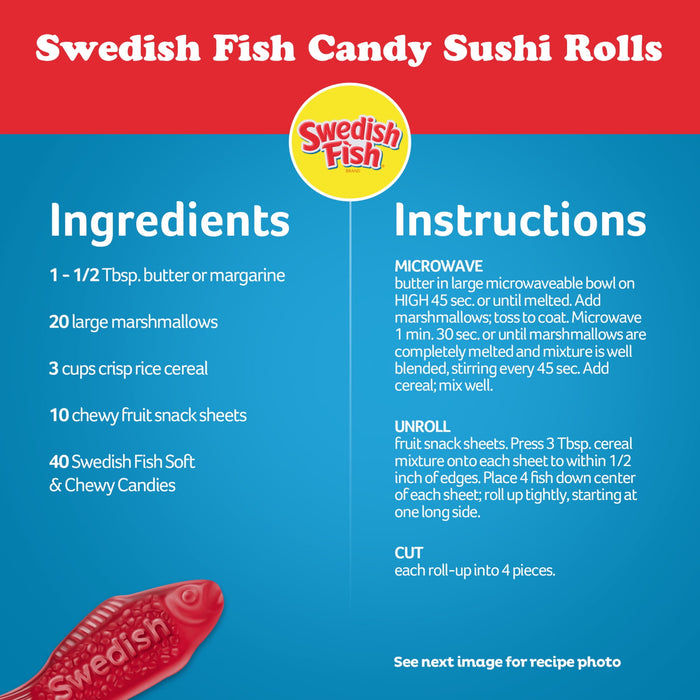 Swedish Fish Candy, 8.00 oz BB.12/23/2024