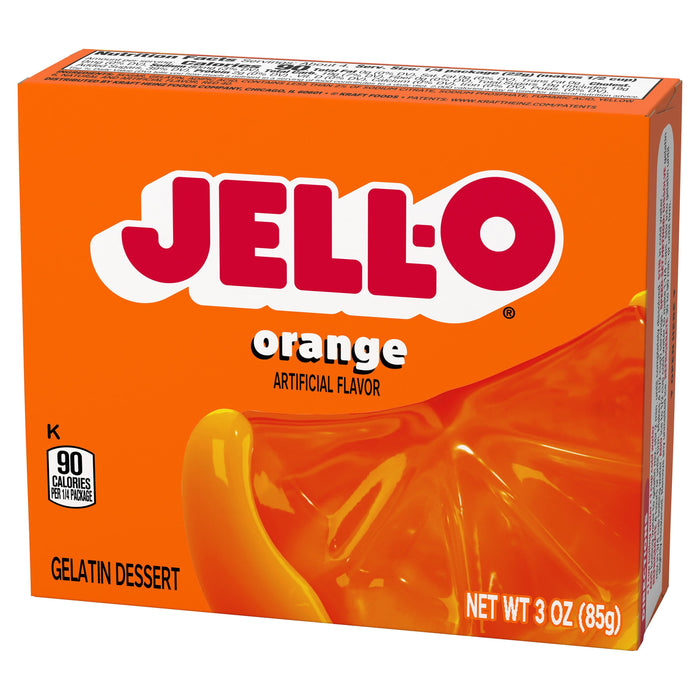 Jell-O Orange Gelatin Mix (3 oz Box)