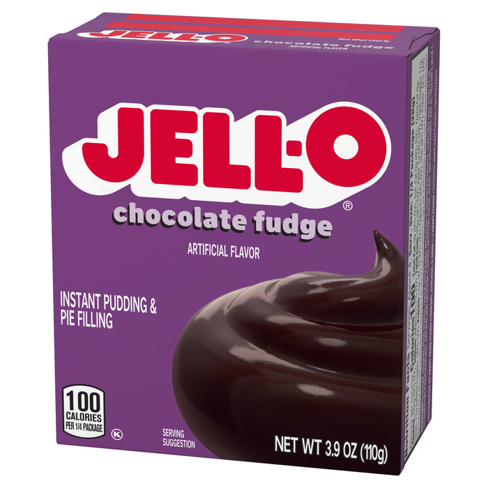 Jell-O Chocolate Fudge Instant Pudding, 3.9 Ounce