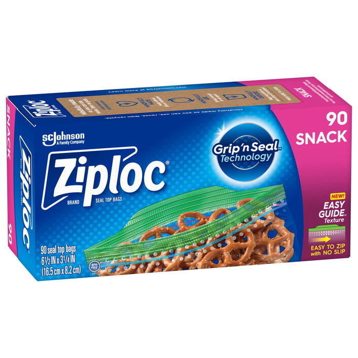 Ziploc Snack Bags, 90 ct