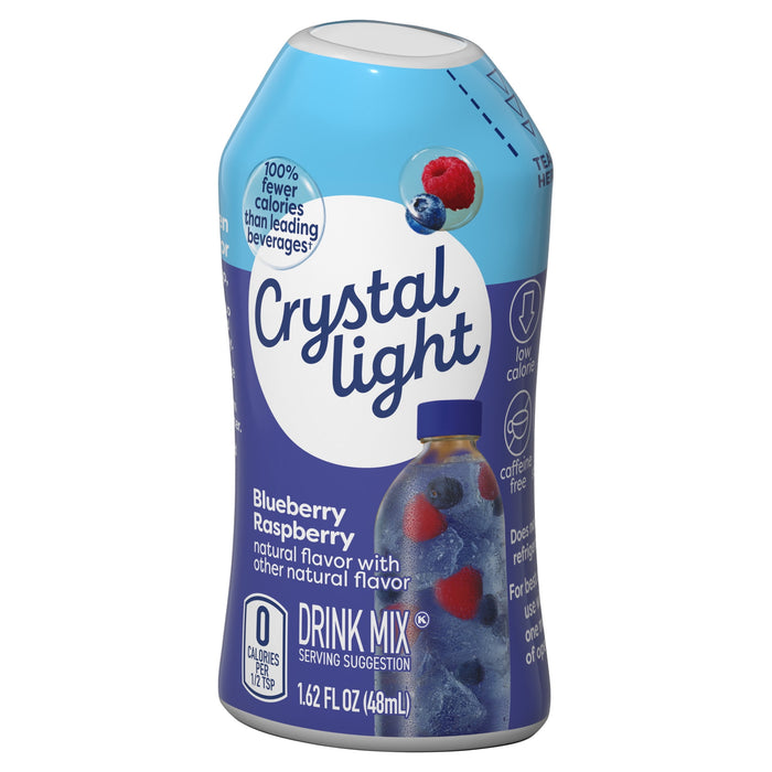 Crystal Light Sugar-Free Zero Calorie Liquid Water Enhancer - Blueberry Raspberry (1.62 fl oz Bottle)