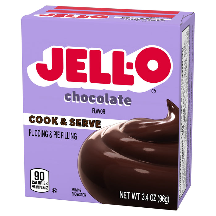 Jell-O Cook & Serve Chocolate Pudding & Pie Filling (3.4 oz Box)