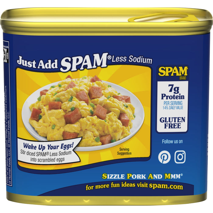 SPAM 25% Less Sodium, 12 Oz