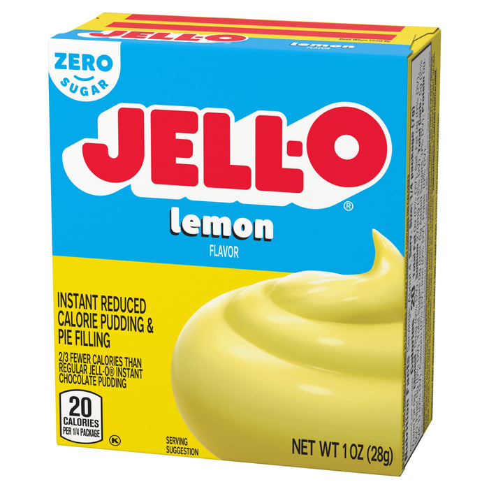 Jell-O Lemon Pudding Sugar Free/Fat Free, 1oz