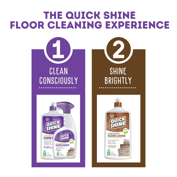 Quick Shine High Traffic Hardwood Floor Luster and Polish, 27 Fl. Oz.