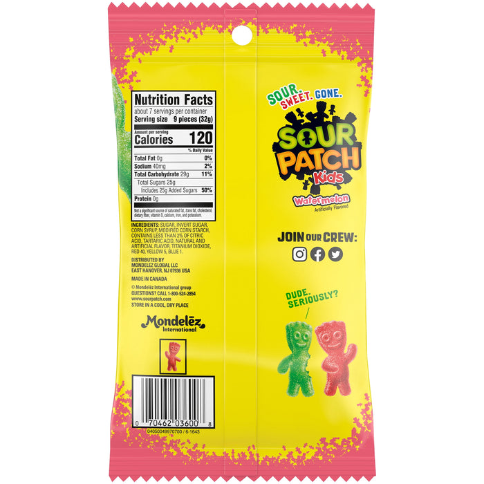 Sour-Patch Kids - Watermelon 8oz Bag