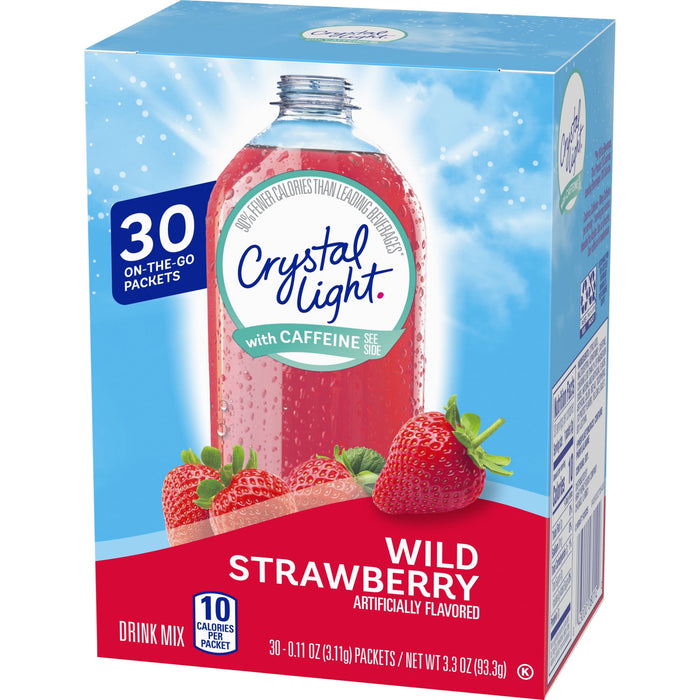 Crystal Light Wild Strawberry 30 Packets, 3.3 Oz. (Pack of 1)