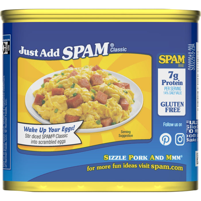 SPAM 25% Less Sodium, 12 Oz