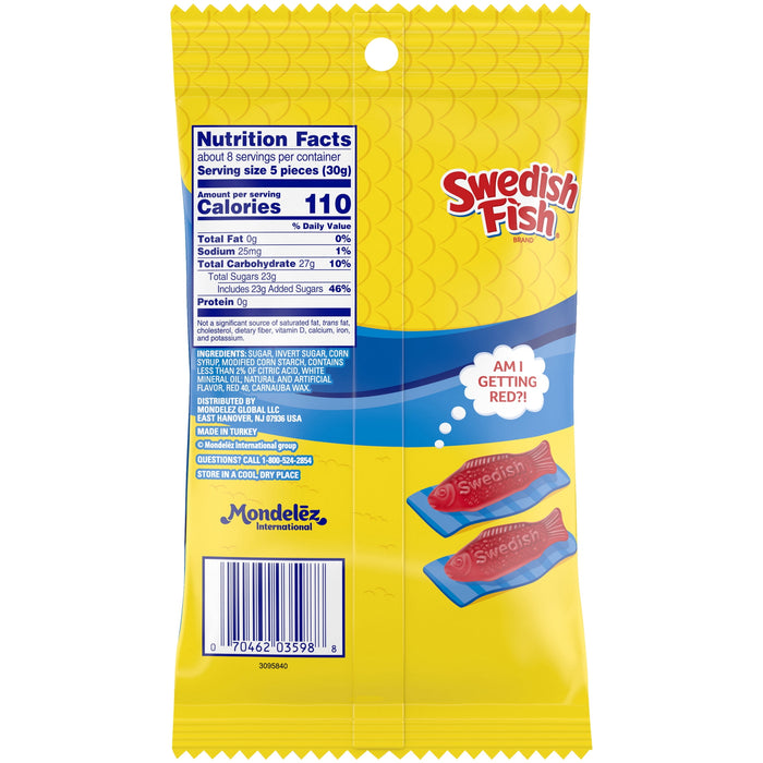 Swedish Fish Candy, 8.00 oz BB.12/23/2024