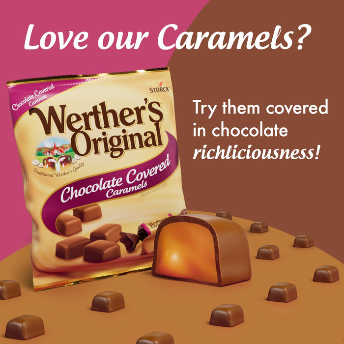 Werther's Original Hard Caramel Candy, Made with real butter and fresh cream, Individually wrapped 5.5 oz Bag