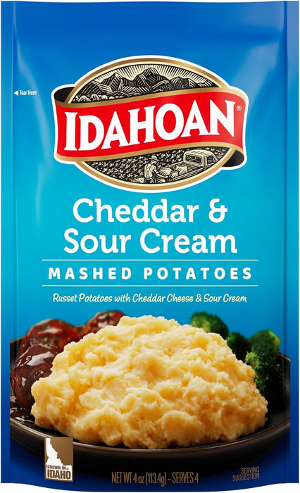 IDAHOAN REGULAR MASHED INSTANT POTATO MIX FLAKES 4 OZ