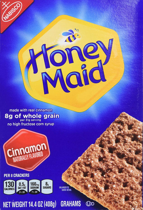 Honey Maid Cinnamon Graham Crackers, Made with Real Cinnamon 14.4 oz Box