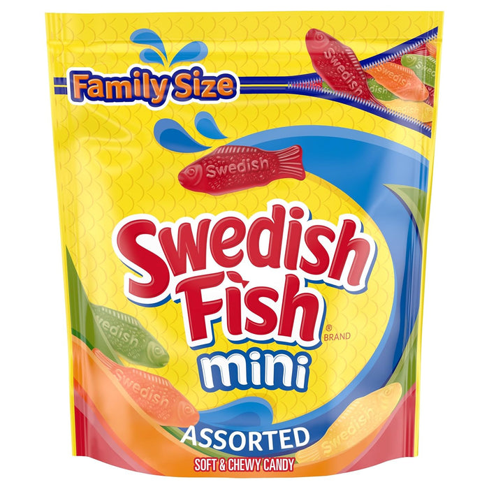 Swedish Fish - Mini Assorted Chewy Candy 1.8 lb