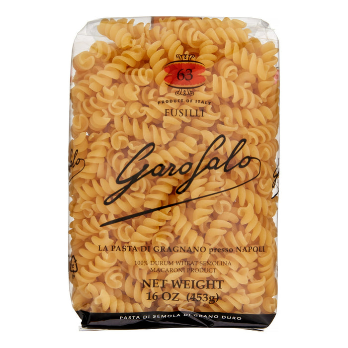 Garofalo No. 63 Fusilli Pasta, Cor 16 oz Bag