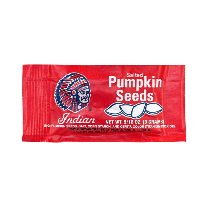 INDIAN Salted Pumpkin Seeds, 0.31 oz, 36 Count