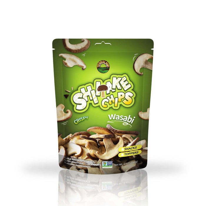 Shiitake Chips - Wasabi 2.12oz Bag