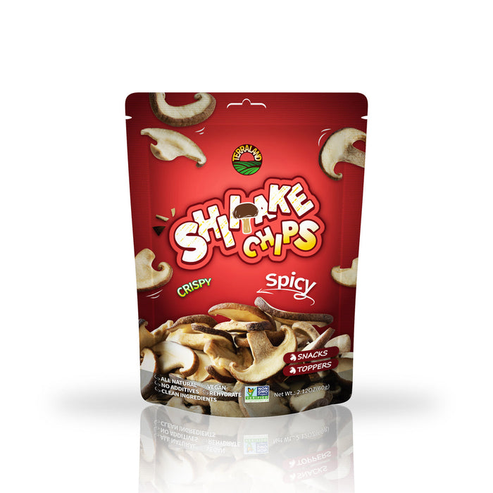 Shiitake Chips - Spicy 2.12oz Bag