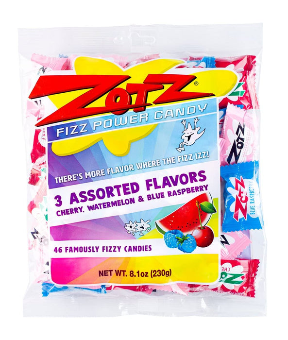 Zot-Z Fizz Power Candy Assorted, 8.1 oz