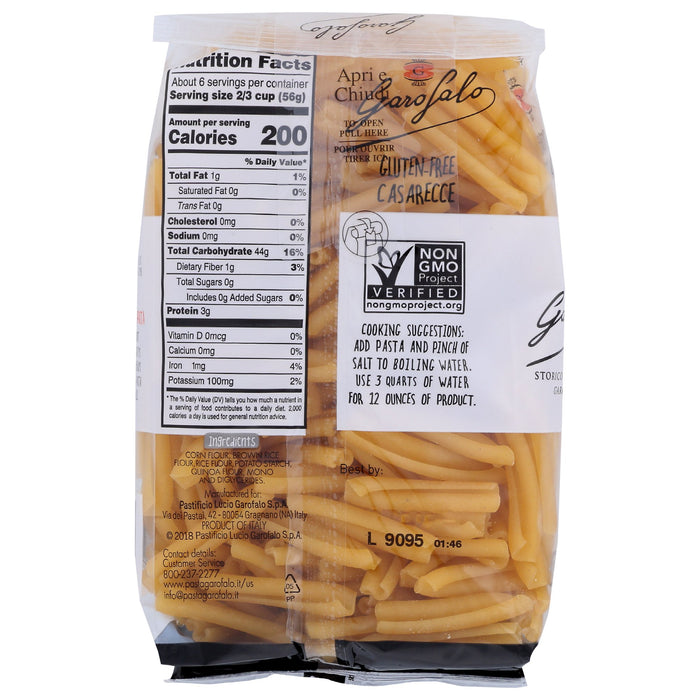 Garofalo Gluten Free Casarecce Pasta, 12 oz