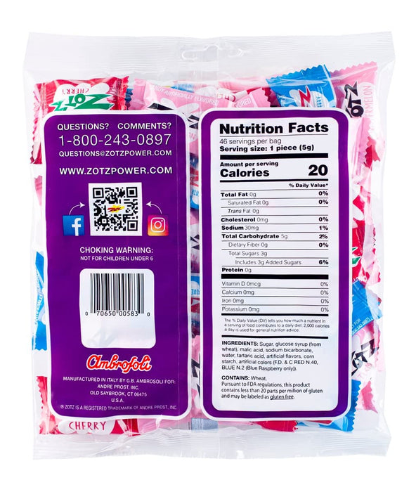 Zot-Z Fizz Power Candy Assorted, 8.1 oz