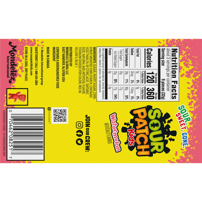 Sour-Patch Kids - Watermelon 3.5 oz