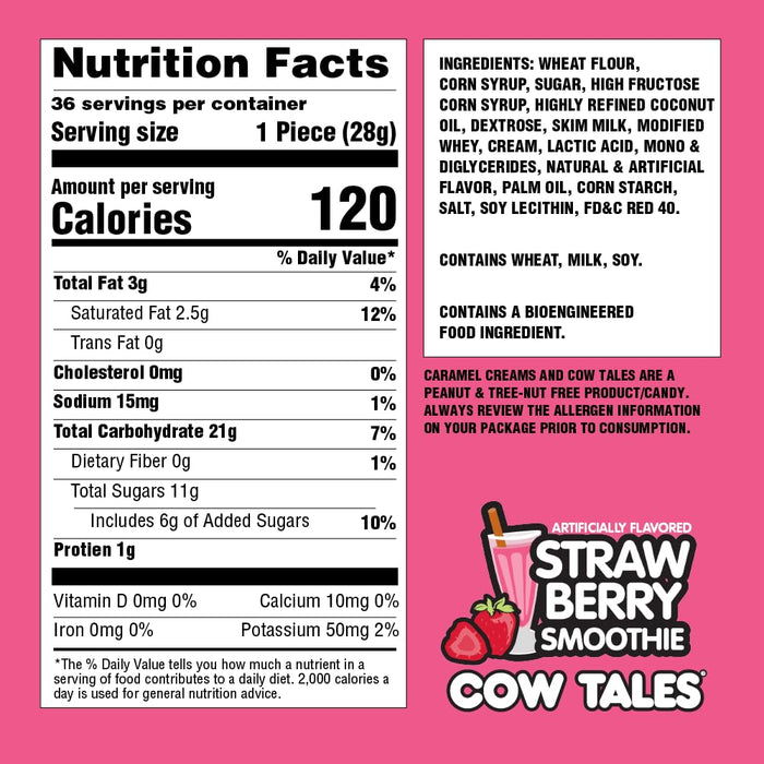 Cow Tales Lover's Strawberry Smoothie