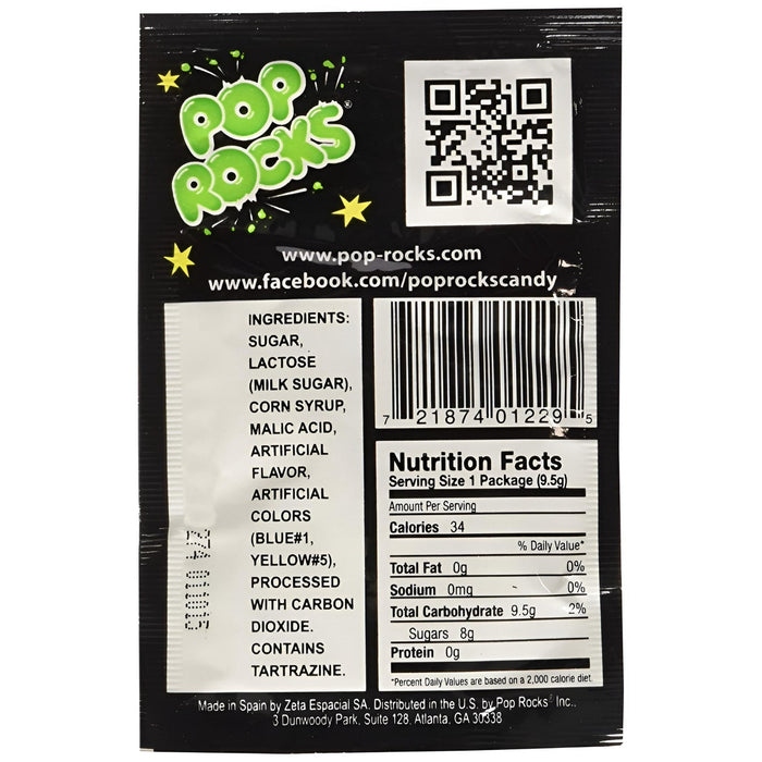 Pop Rocks Green Apple 0.33oz