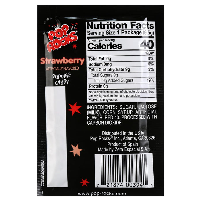 Pop Rocks strawberry 0.33oz