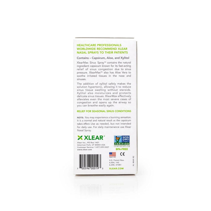 Xlear - Natural Saline Sinus Spray Max - 1.5 fl. oz.