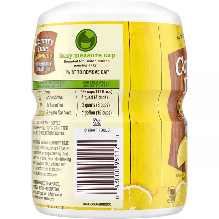 Country Time Lemonade Drink Mix - 19oz Canister