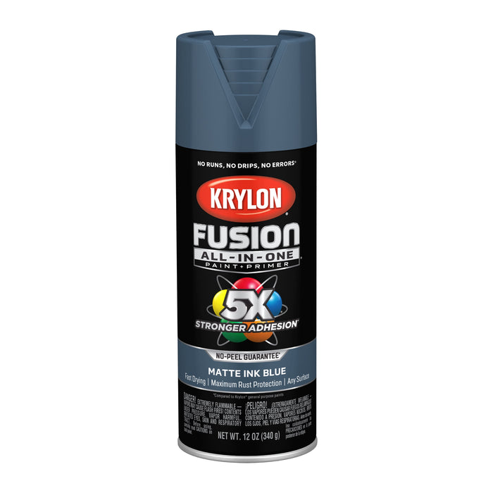 Krylon 12 oz Fusion Matte Ink Blue