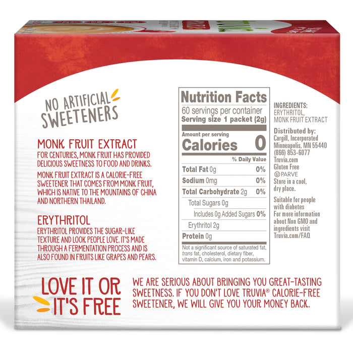 Truvia Monk Fruit Packets - 4.23oz