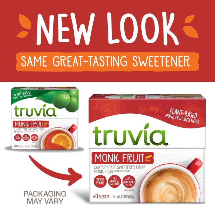 Truvia Monk Fruit Packets - 4.23oz