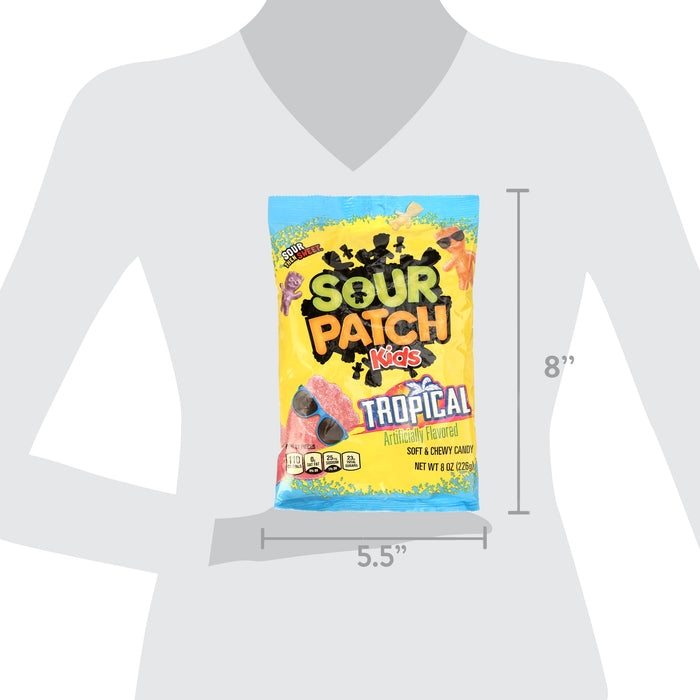 Sour Patch Tropical Chewy & Gummy Candy - 8oz