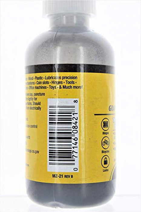 Mr Zip Extra Fine Graphite Lubricants Bottle 2 Oz