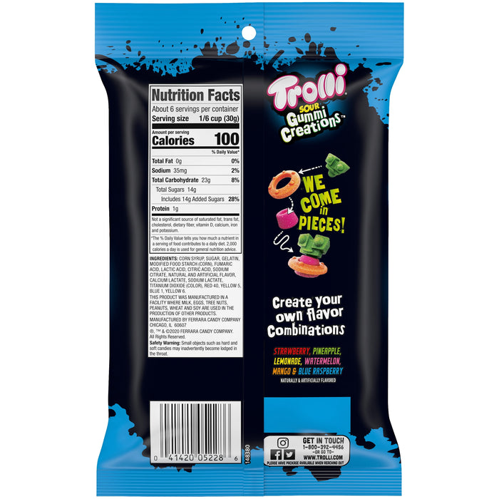 Trolli Chewy Gummy Candy Fruity - 6.3 oz