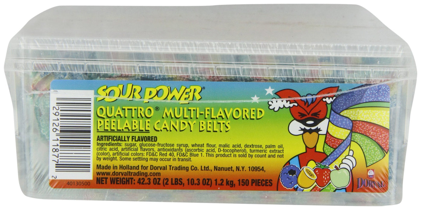 Sour Power Sour Power Quattro, 150-Count, 42.3 Ounce