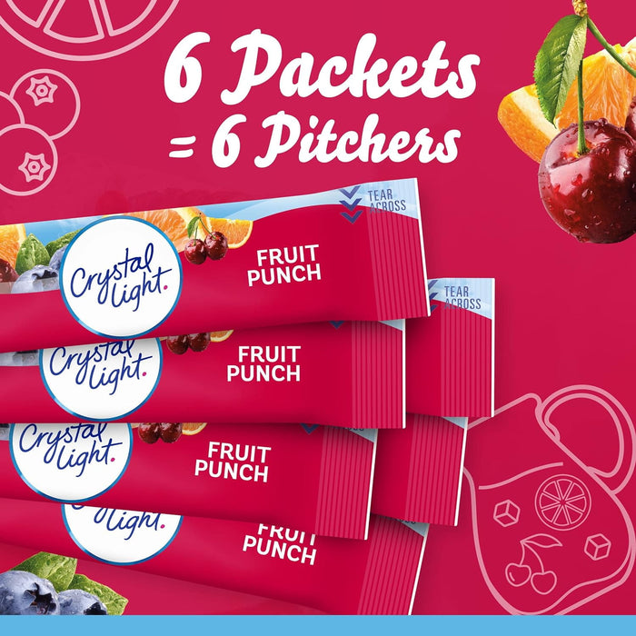 Crystal Light Fruit Punch Drink Mix - 6pk