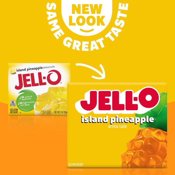 JELL-O GELATIN PINEAPPLE 3 Oz