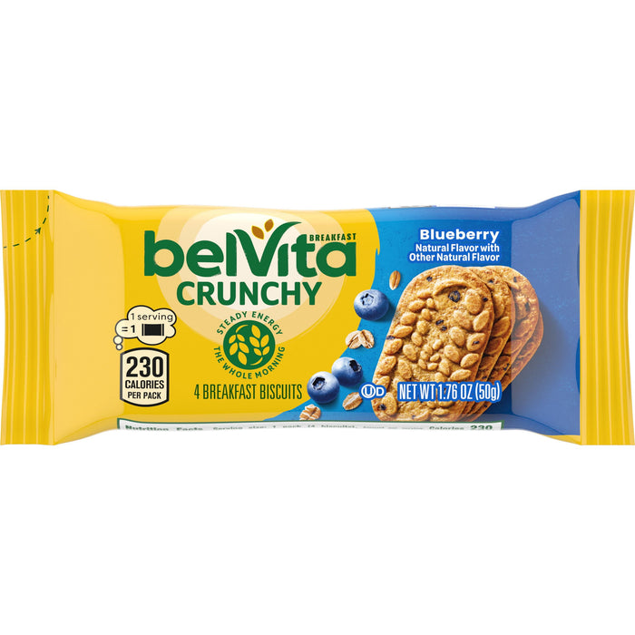 Belvita Breakfast Biscuits, Blueberry, 1.76 Oz Pack