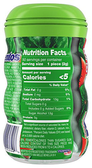 Mentos Watermelon Gum - 50ct