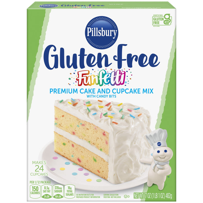 Pillsbury Gluten Free Funfetti Cake Mix with Candy Bits - 17oz