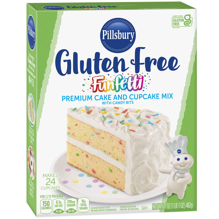 Pillsbury Gluten Free Funfetti Cake Mix with Candy Bits - 17oz