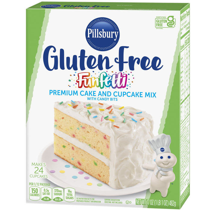 Pillsbury Gluten Free Funfetti Cake Mix with Candy Bits - 17oz