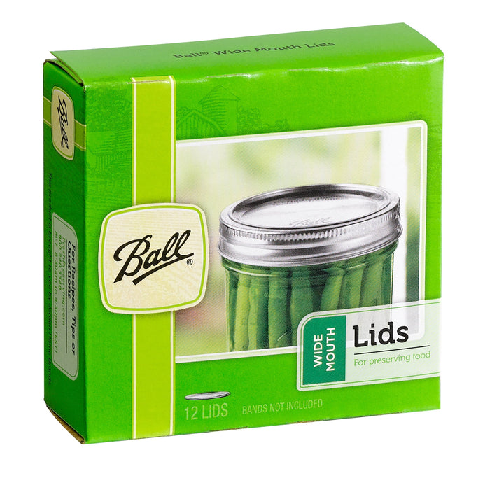 Ball Lids, Wide Mouth, 12 lids