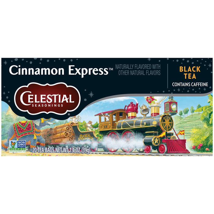 Celestial Seasonings Cinnamon Express Black Tea Bags, 20 Count Box