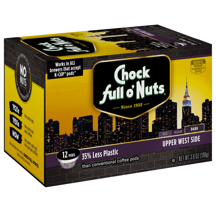 Chock Full O' Nuts - West Side Coffee Single Serve 3.80 oz