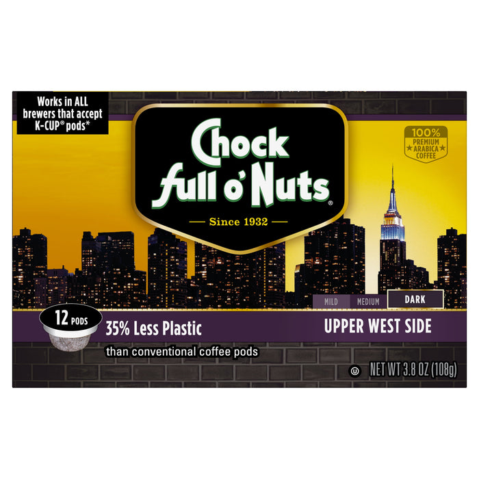 Chock Full O' Nuts - West Side Coffee Single Serve 3.80 oz